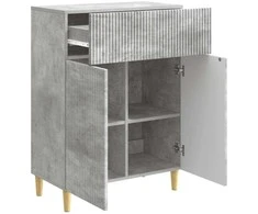Kabalas Betono pilka 66 x 34,5 x 90 cm Apdirbta mediena