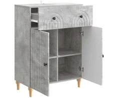 Kabalas Betono pilka 66 x 34,5 x 90 cm Apdirbta mediena