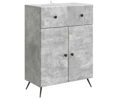Kabalas Betono pilka 66 x 34,5 x 90 cm Apdirbta mediena