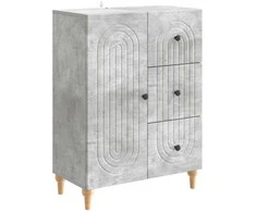 Kabalas Betono pilka 66 x 34,5 x 90 cm Apdirbta mediena