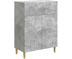 Kabalas Betono pilka 66 x 34,5 x 90 cm Apdirbta mediena