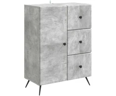 Kabalas Betono pilka 66 x 34,5 x 90 cm Apdirbta mediena