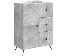Kabalas Betono pilka 66 x 34,5 x 90 cm Apdirbta mediena