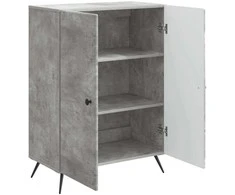 Kabalas Betono pilka 66 x 34,5 x 90 cm Apdirbta mediena