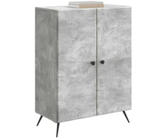 Kabalas Betono pilka 66 x 34,5 x 90 cm Apdirbta mediena