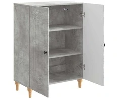 Kabalas Betono pilka 66 x 34,5 x 90 cm Apdirbta mediena