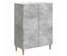 Kabalas Betono pilka 66 x 34,5 x 90 cm Apdirbta mediena