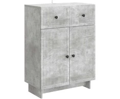 Kabalas Betono pilka 66 x 34,5 x 90 cm Apdirbta mediena