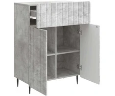 Kabalas Betono pilka 66 x 34,5 x 92 cm Apdirbta mediena