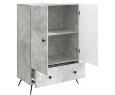 Kabalas Betono pilka 66 x 34,5 x 95 cm Apdirbta mediena