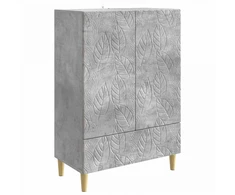 Kabalas Betono pilka 66 x 34,5 x 95 cm Apdirbta mediena