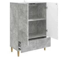 Kabalas Betono pilka 66 x 34,5 x 95 cm Apdirbta mediena