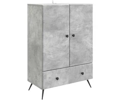 Kabalas Betono pilka 66 x 34,5 x 95 cm Apdirbta mediena