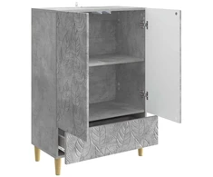 Kabalas Betono pilka 66 x 34,5 x 95 cm Apdirbta mediena