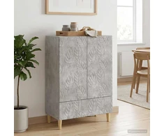 Kabalas Betono pilka 66 x 34,5 x 95 cm Apdirbta mediena