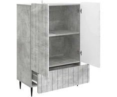 Kabalas Betono pilka 66 x 34,5 x 97 cm Apdirbta mediena