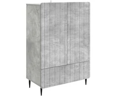 Kabalas Betono pilka 66 x 34,5 x 97 cm Apdirbta mediena