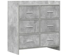 Kabalas Betono pilka 75 x 33 x 80 cm Apdirbta mediena