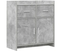 Kabalas Betono pilka 75 x 36 x 80 cm Apdirbta mediena