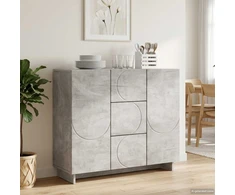 Kabalas Betono pilka 85,5 x 31 x 75 cm Apdirbta mediena
