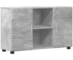 Kabalas su lentyna FLORIN Betono pilka 88,5 x 30,5 x 55,5 cm