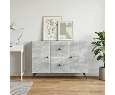 Kabalas Betono pilka 89 x 34,5 x 60 cm Apdirbta mediena