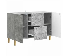 Kabalas Betono pilka 89 x 34,5 x 60 cm Apdirbta mediena