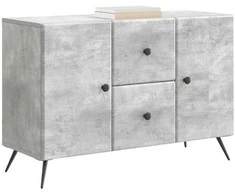 Kabalas Betono pilka 89 x 34,5 x 60 cm Apdirbta mediena