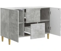 Kabalas Betono pilka 89 x 34,5 x 60 cm Apdirbta mediena