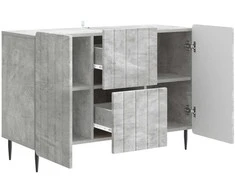 Kabalas Betono pilka 89 x 34,5 x 62 cm Apdirbta mediena