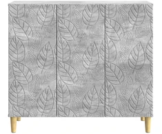 Kabalas Betono pilka 89 x 34,5 x 80 cm Apdirbta mediena
