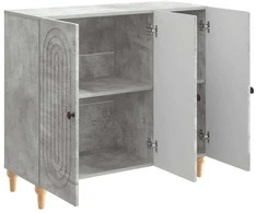 Kabalas Betono pilka 89 x 34,5 x 80 cm Apdirbta mediena