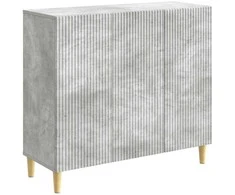 Kabalas Betono pilka 89 x 34,5 x 80 cm Apdirbta mediena