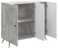 Kabalas Betono pilka 89 x 34,5 x 80 cm Apdirbta mediena