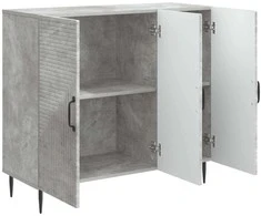Kabalas Betono pilka 89 x 34,5 x 80 cm Apdirbta mediena