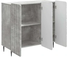 Kabalas Betono pilka 89 x 34,5 x 82 cm Apdirbta mediena