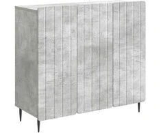 Kabalas Betono pilka 89 x 34,5 x 82 cm Apdirbta mediena