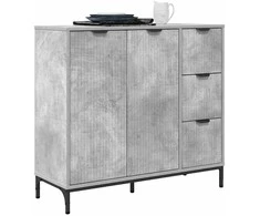 Kabalas Betono pilka 89,5 x 33 x 82 cm Apdirbta mediena