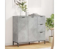 Kabalas Betono pilka 89,5 x 33 x 82 cm Apdirbta mediena