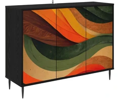 Kabalas BONN Juodojo ąžuolo 102 x 33 x 76 cm Apdirbta mediena
