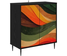 Kabalas BONN Juodojo ąžuolo 69 x 33 x 76 cm Apdirbta mediena