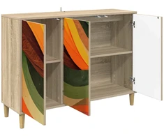Kabalas BONN Sonoma ąžuolo 102 x 33 x 75 cm Apdirbta mediena