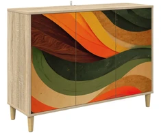 Kabalas BONN Sonoma ąžuolo 102 x 33 x 75 cm Apdirbta mediena