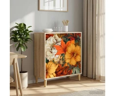 Kabalas GENNEP Sonoma ąžuolo 69 x 33 x 75 cm Apdirbta mediena