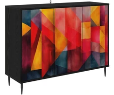 Kabalas HEESCH Juodojo ąžuolo 102 x 33 x 76 cm Apdirbta mediena