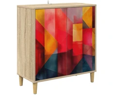 Kabalas HEESCH Sonoma ąžuolo 69 x 33 x 75 cm Apdirbta mediena