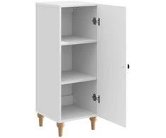Kabalas Itin blizgi balta 33 x 34,5 x 90 cm Apdirbta mediena