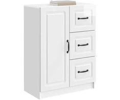 Kabalas Itin blizgi balta 66 x 34,5 x 87 cm Apdirbta mediena