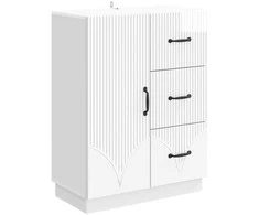 Kabalas Itin blizgi balta 66 x 34,5 x 87 cm Apdirbta mediena