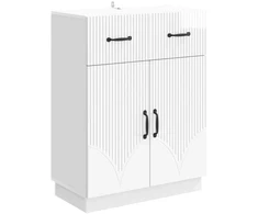 Kabalas Itin blizgi balta 66 x 34,5 x 87 cm Apdirbta mediena